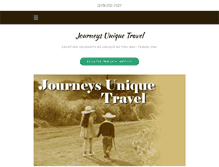 Tablet Screenshot of journeysunique.com